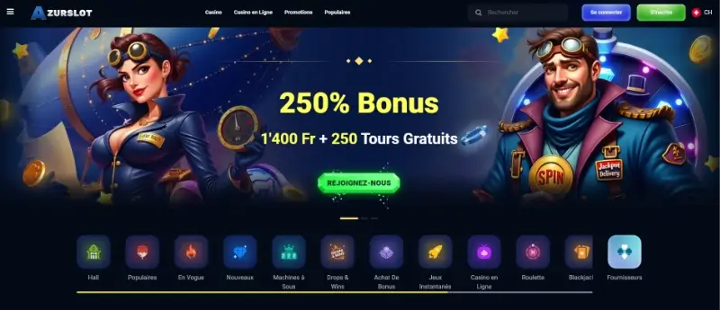 AzurSlot-Homepage