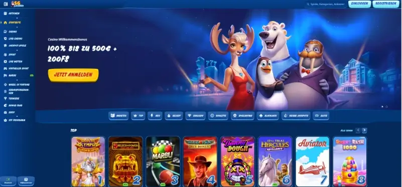 SG Casino-Homepage
