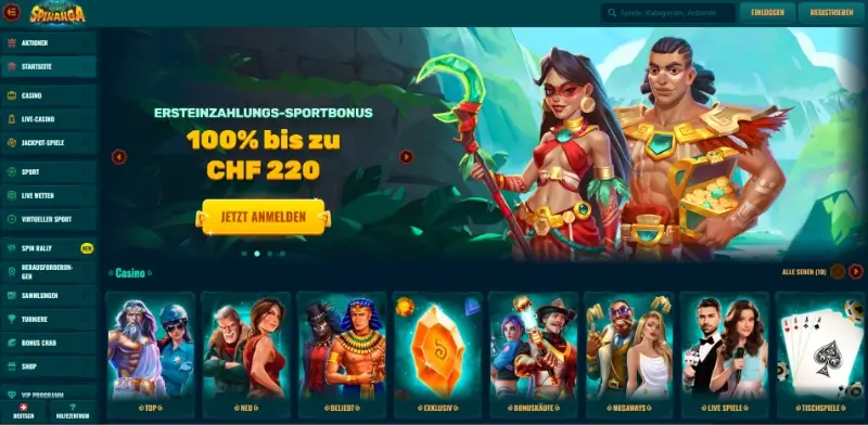 Spinanga-Homepage